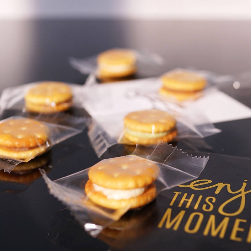 Set of Transparent Plastic Packaging Bags