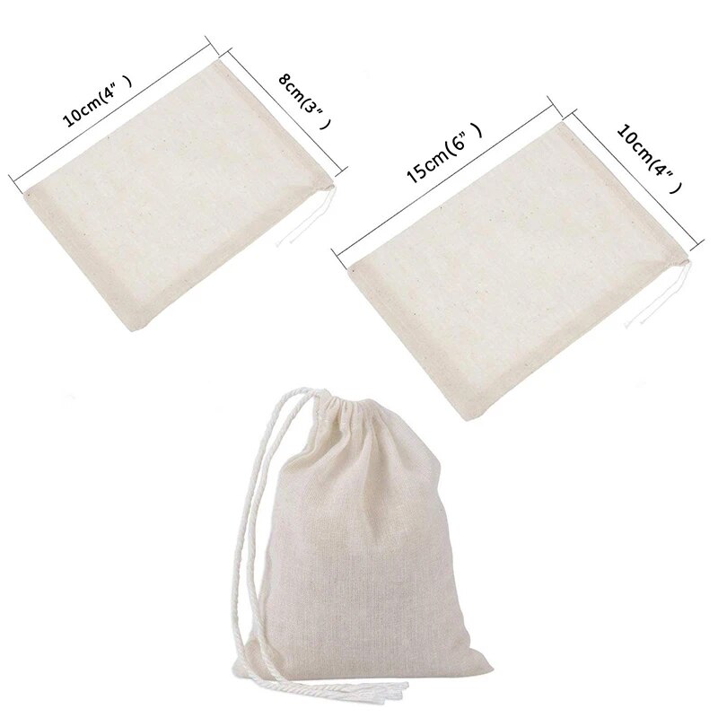 Cotton Storage Bag 10 Pcs Set