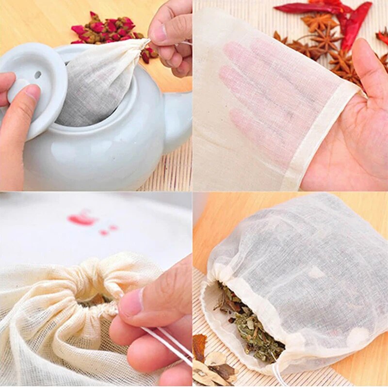 Cotton Storage Bag 10 Pcs Set