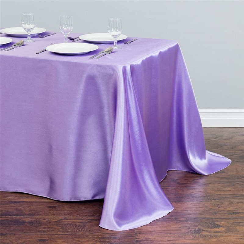 Rectangular Satin Restaurant Tablecloth