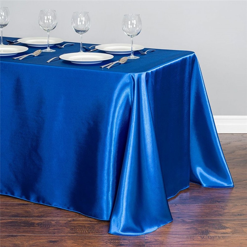 Rectangular Satin Restaurant Tablecloth