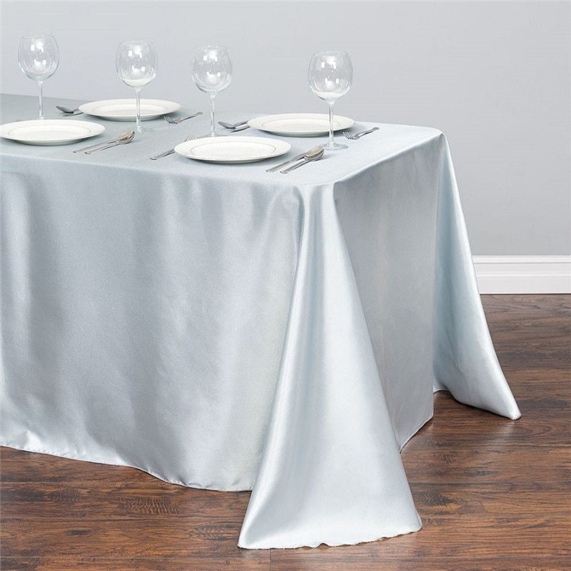 Rectangular Satin Restaurant Tablecloth