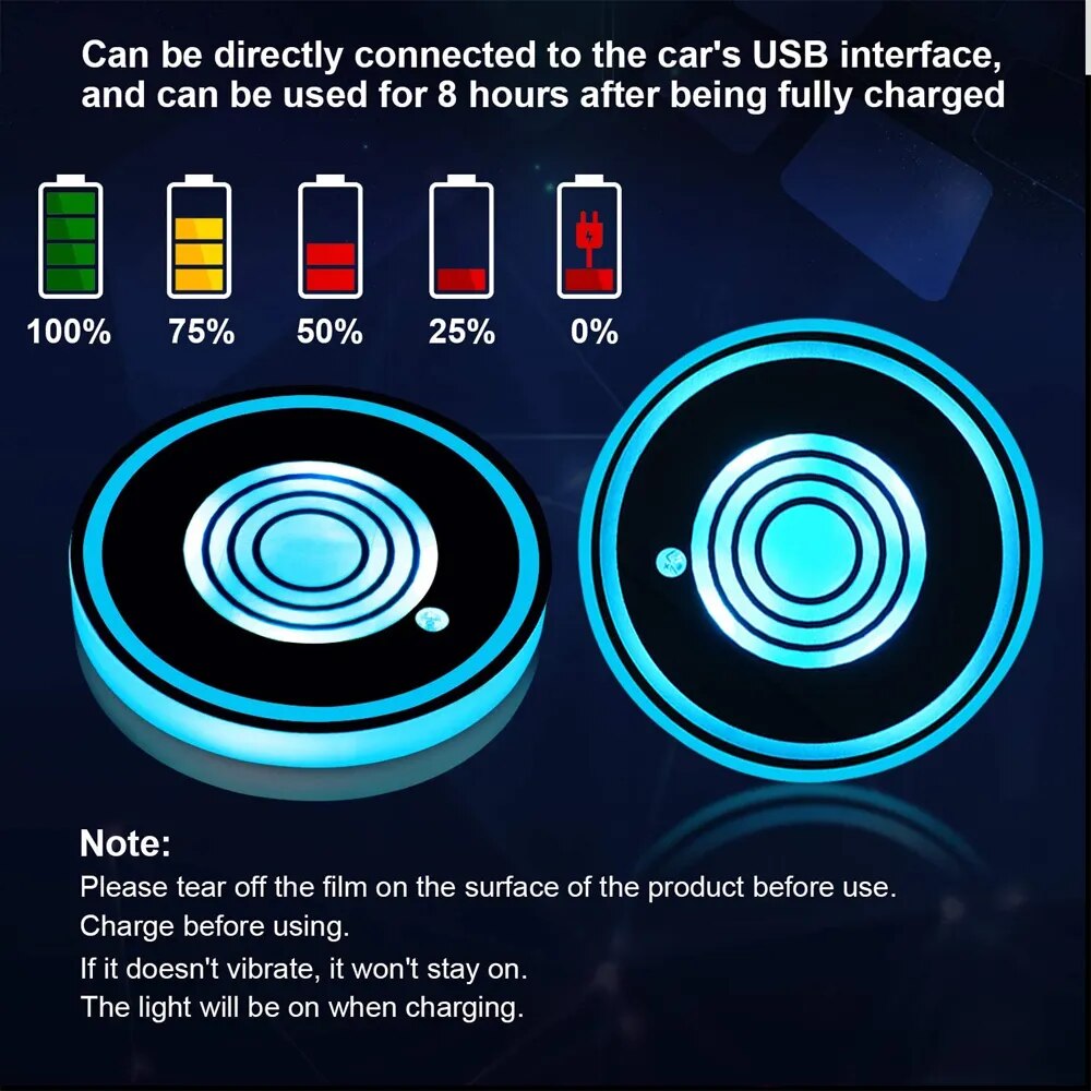 LED Cup Luminous Coaster