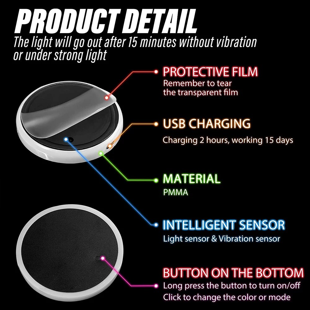 LED Cup Luminous Coaster