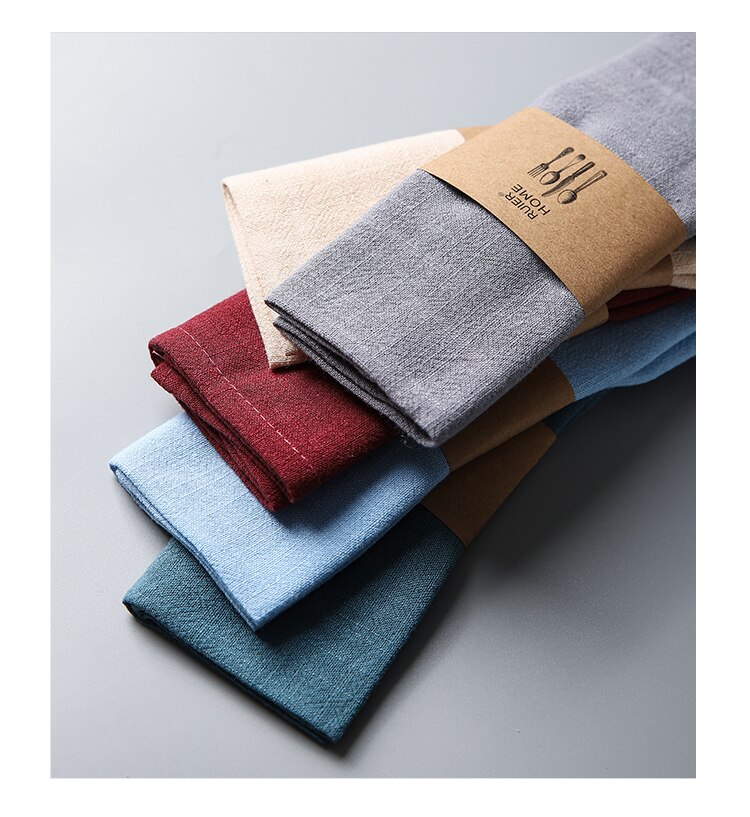 Solid Color Linen Napkin