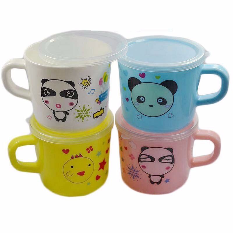 Plastic Cartoon Panda Printed Mug