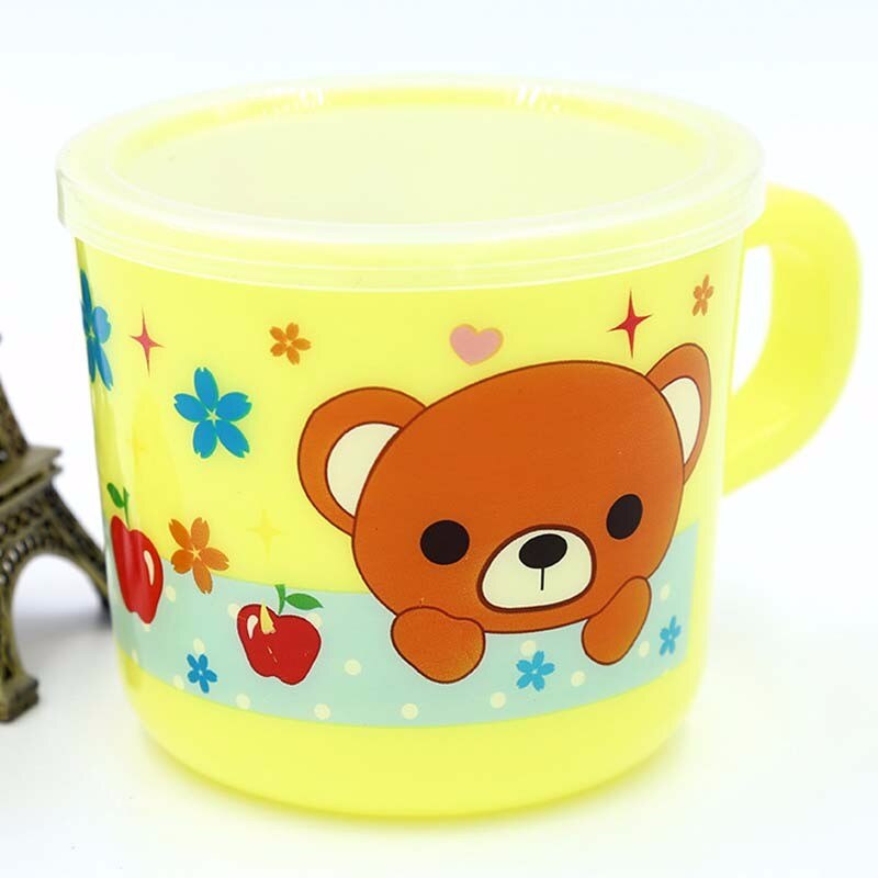 Plastic Cartoon Panda Printed Mug