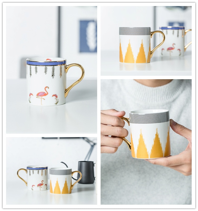 Geometric Print Coffee Mug