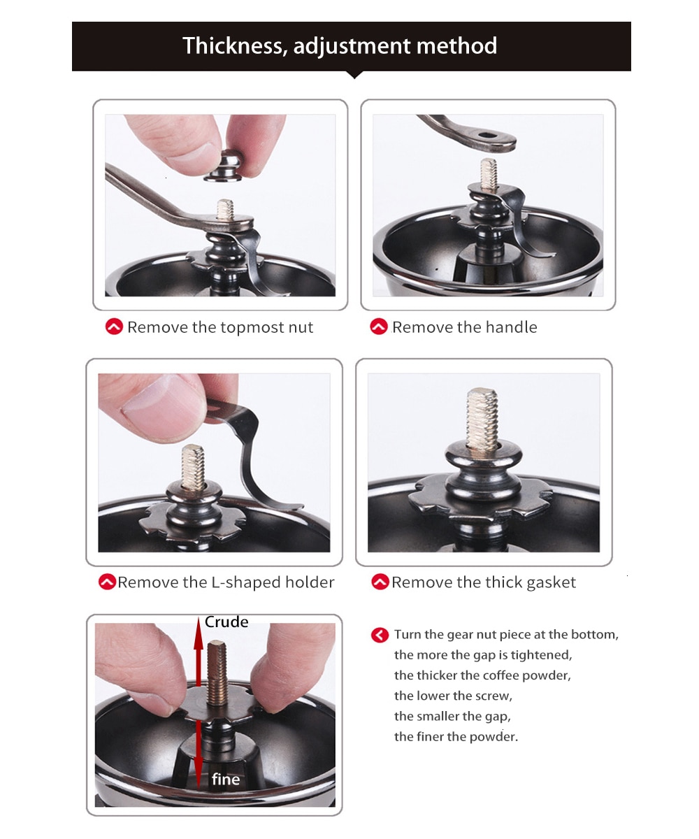 Antique Style Manual Wooden Coffee Grinder