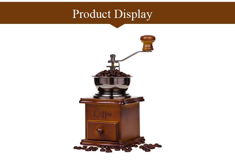 Mini Manual Classical Wooden Coffee Grinder