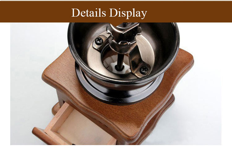 Mini Manual Classical Wooden Coffee Grinder