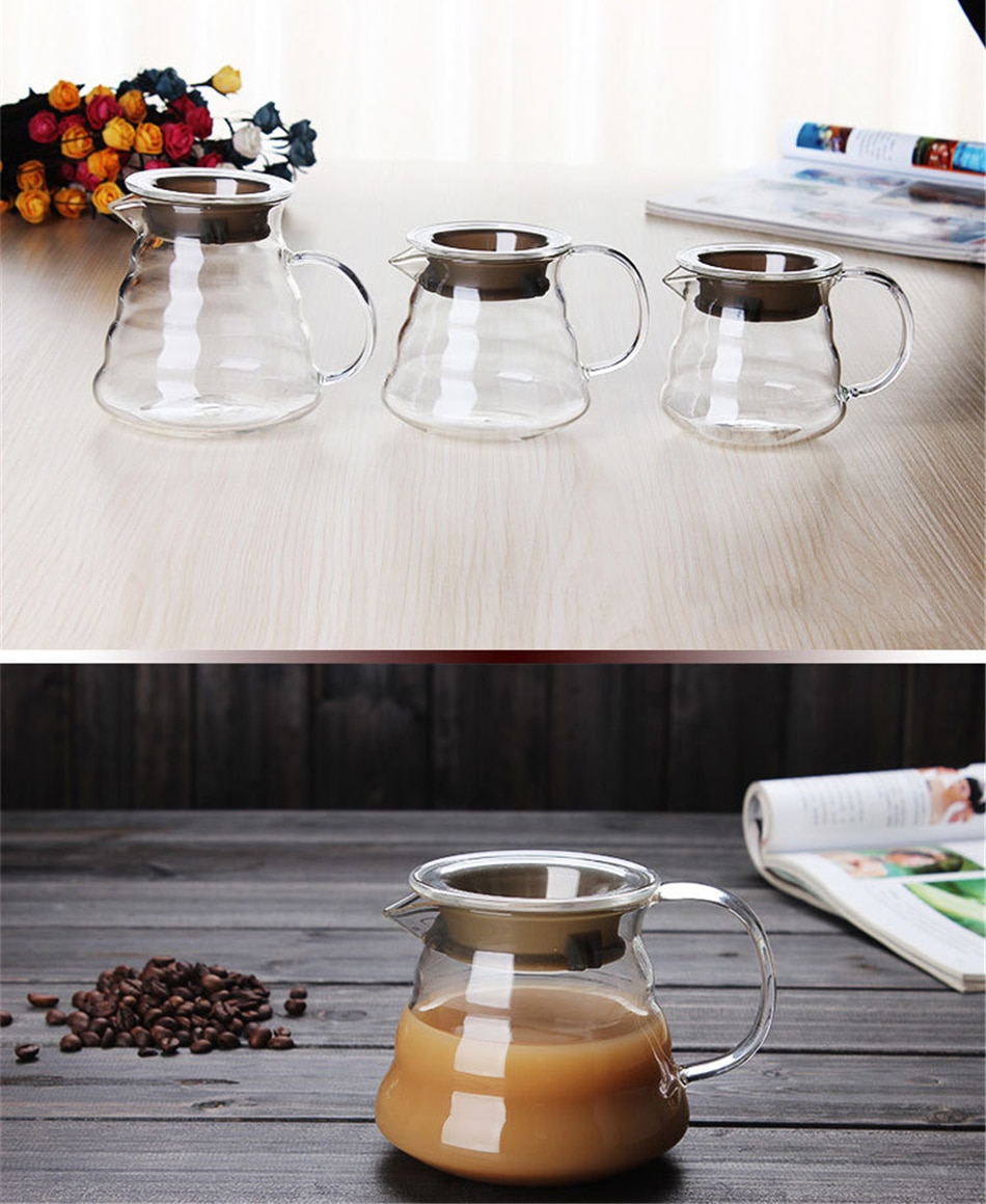 Glass Coffee Percolator with Cup