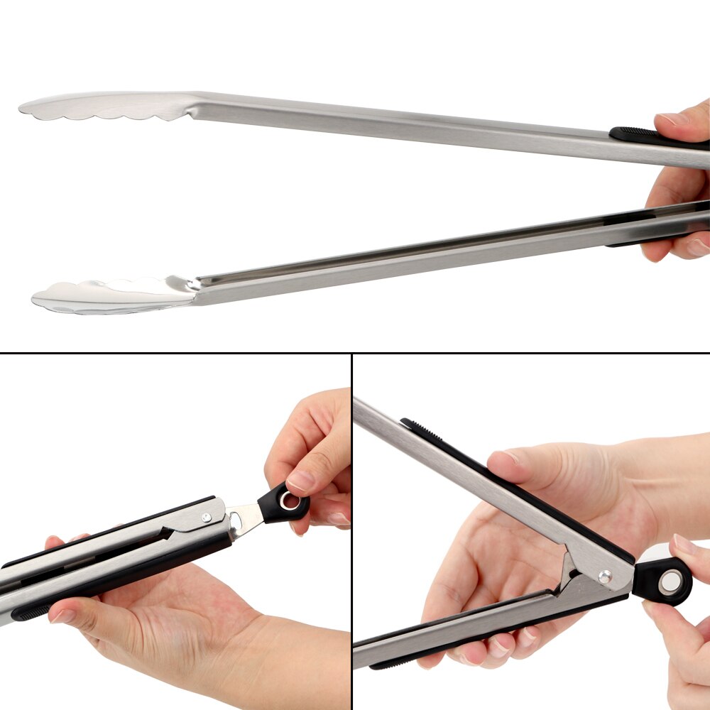 BBQ Stainless Steel Tongs