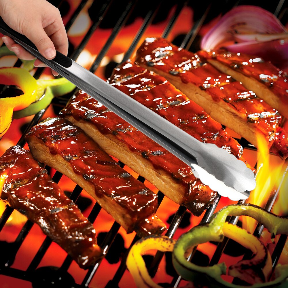BBQ Stainless Steel Tongs