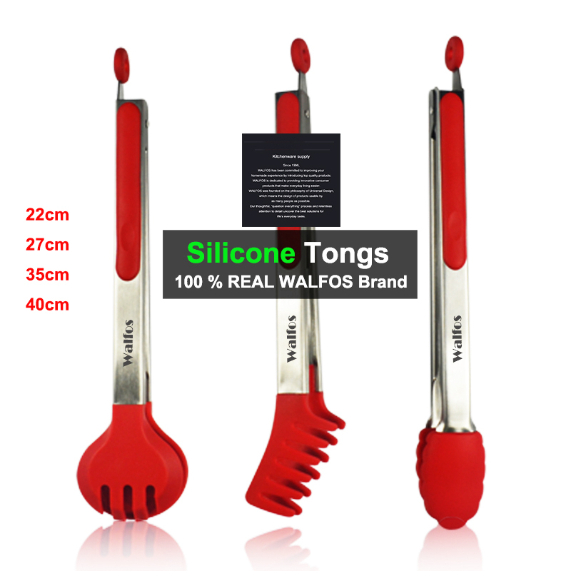 Silicone Serving BBQ Tongs