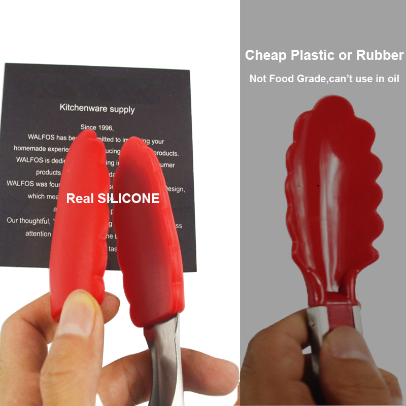 Silicone Serving BBQ Tongs