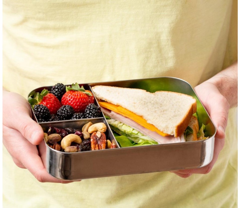 Solid Stainless Steel Lunch Box