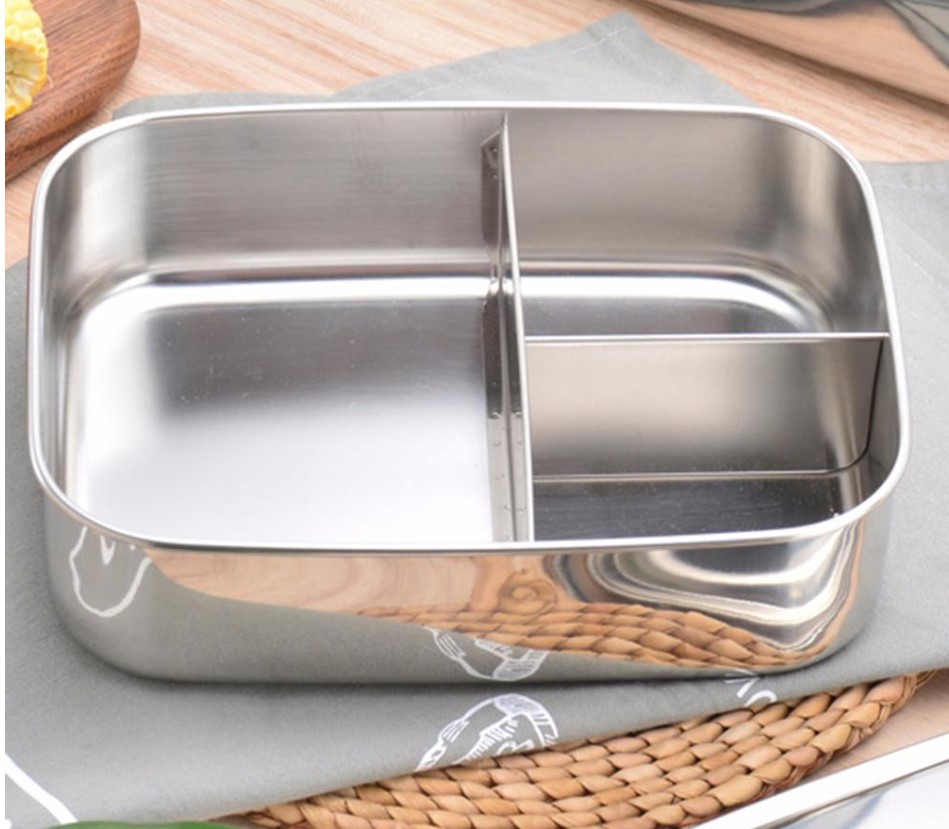 Solid Stainless Steel Lunch Box
