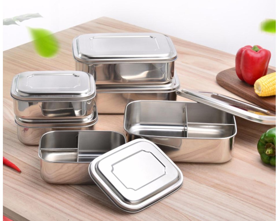 Solid Stainless Steel Lunch Box