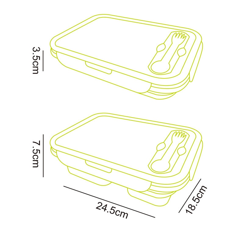 Large Capacity Lunch Box