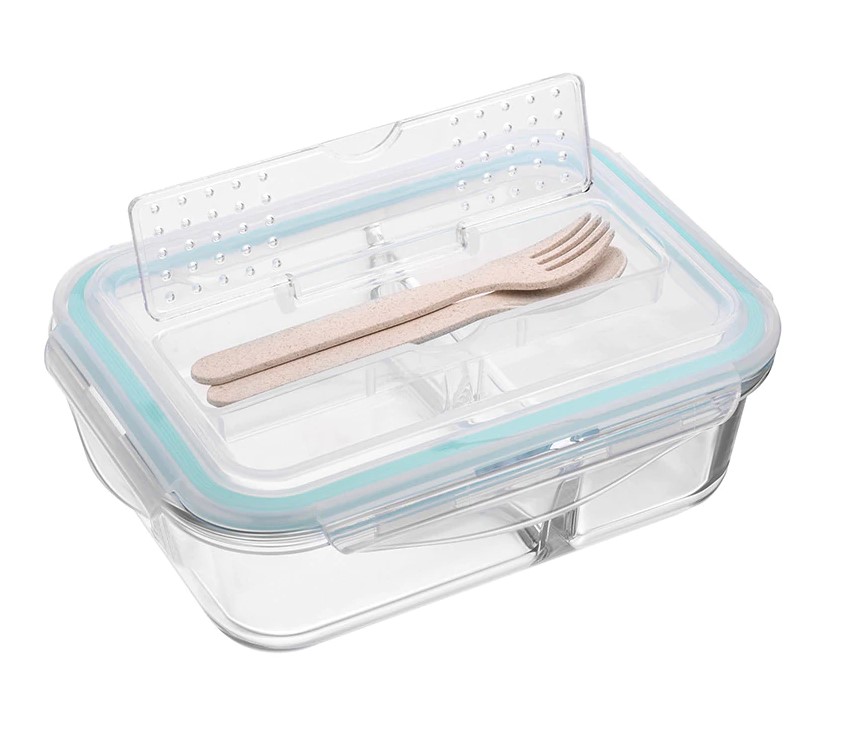 Transparent Design Glass Lunch Box
