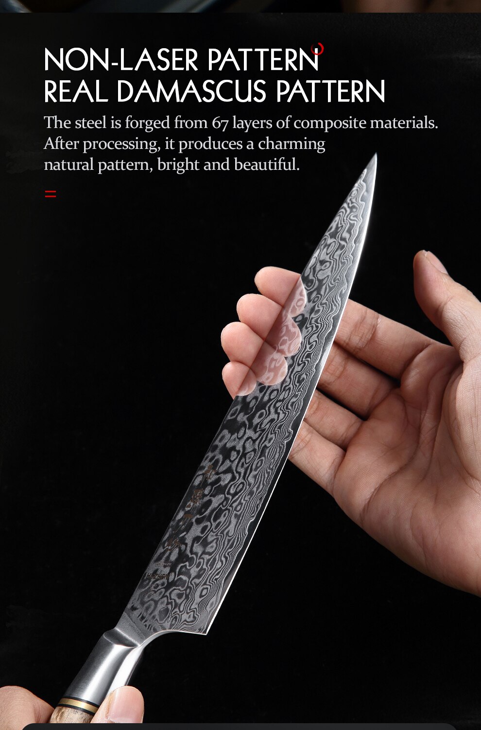 Damascus Steel Knives Set