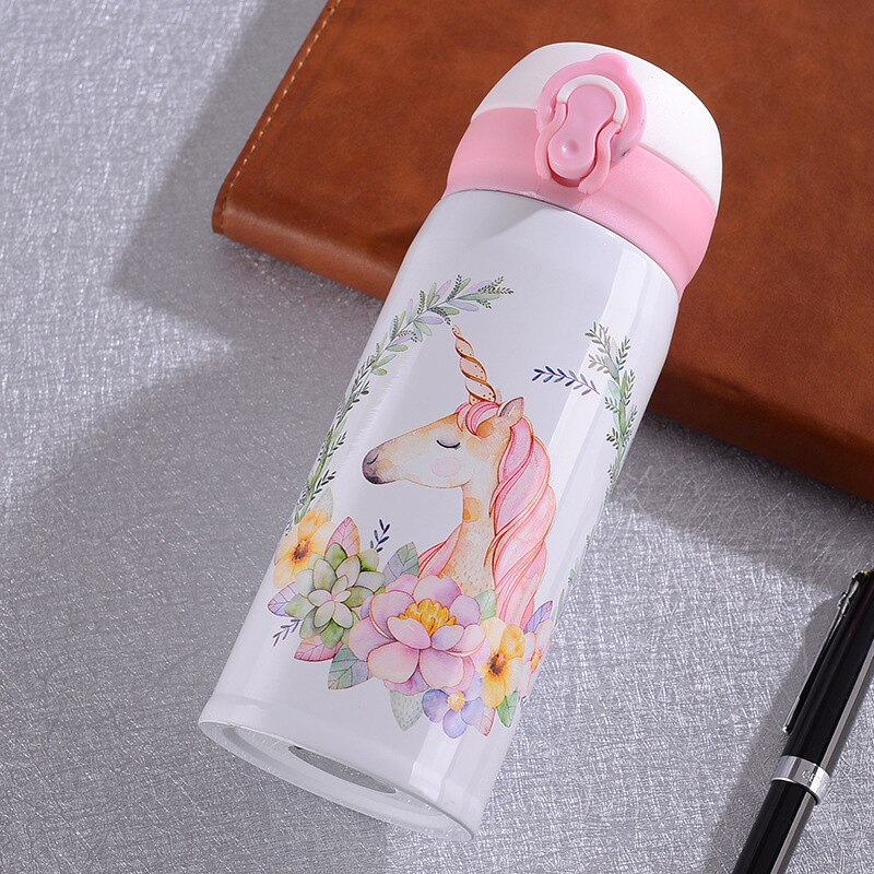 Cute Unicorn Printed Thermos