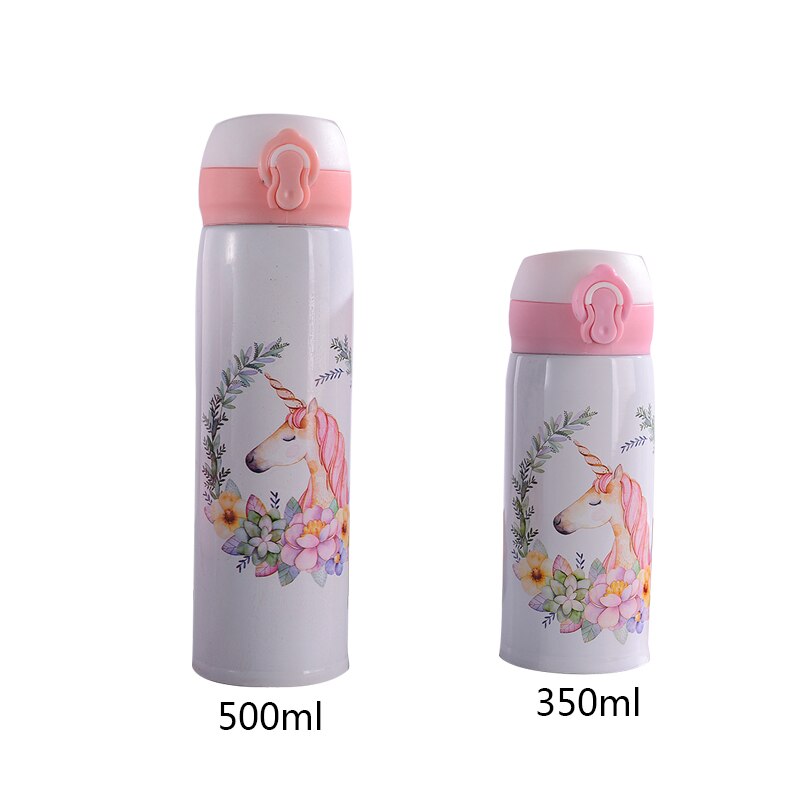 Cute Unicorn Printed Thermos