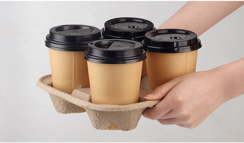 Disposable Paper Coffee Cup Holders 20 pcs Set