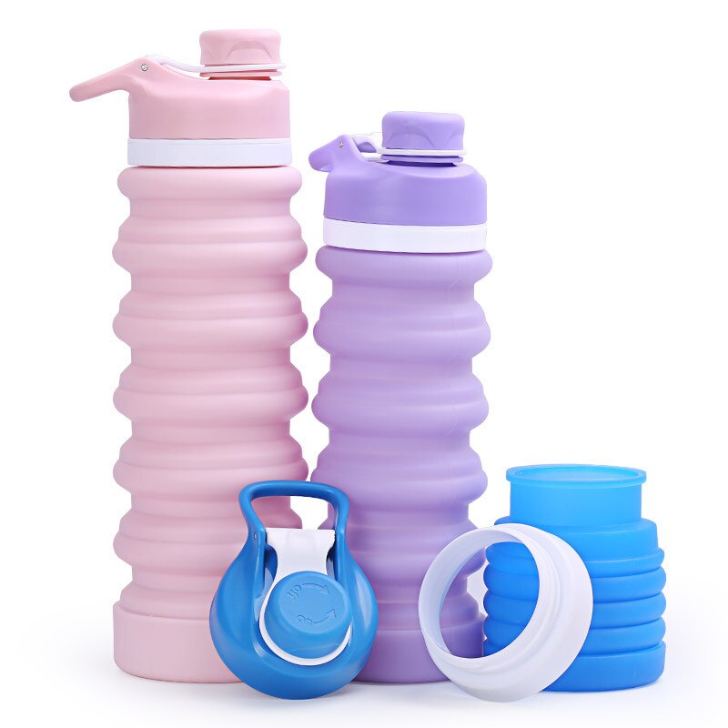 Portable Folding Silicone Water Bottle