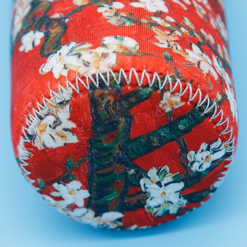 Colorful Printed Neoprene Water Bottle Pouch