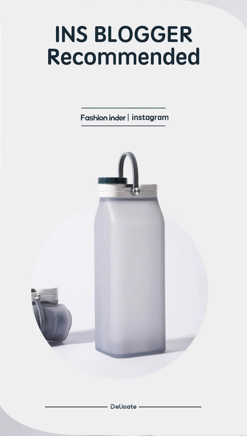 Silicone Collapsible Water Bottle