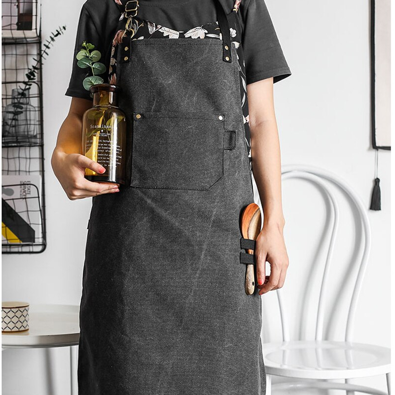 Unisex Canvas Barista Apron