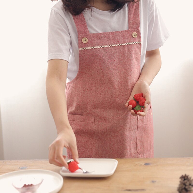 Barista Cafe Linen Long Apron