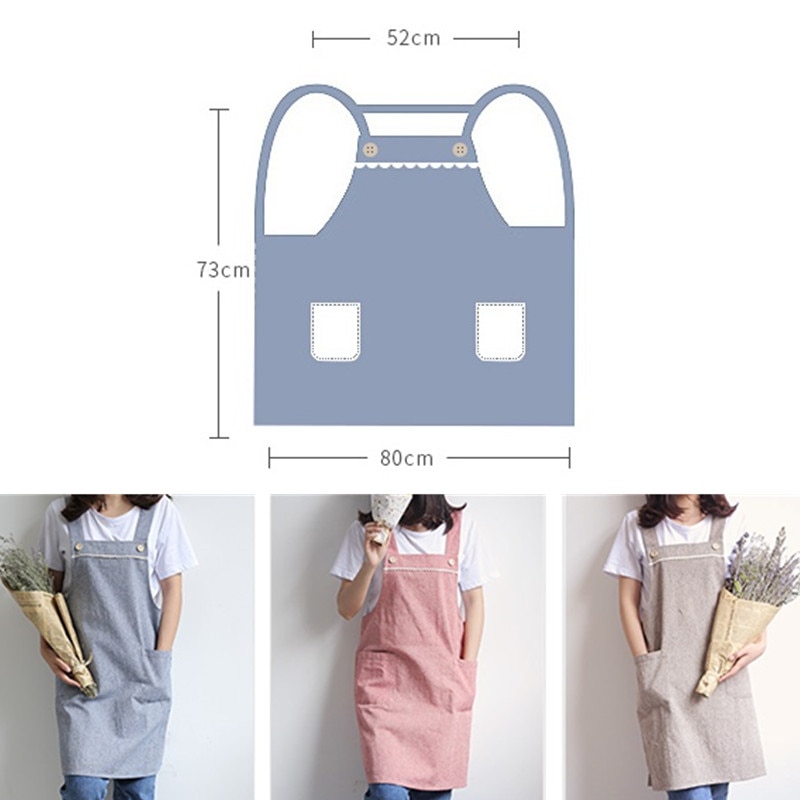Barista Cafe Linen Long Apron