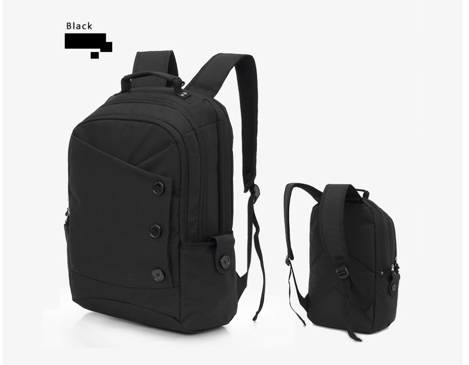 Rivet Detail Laptop Backpack