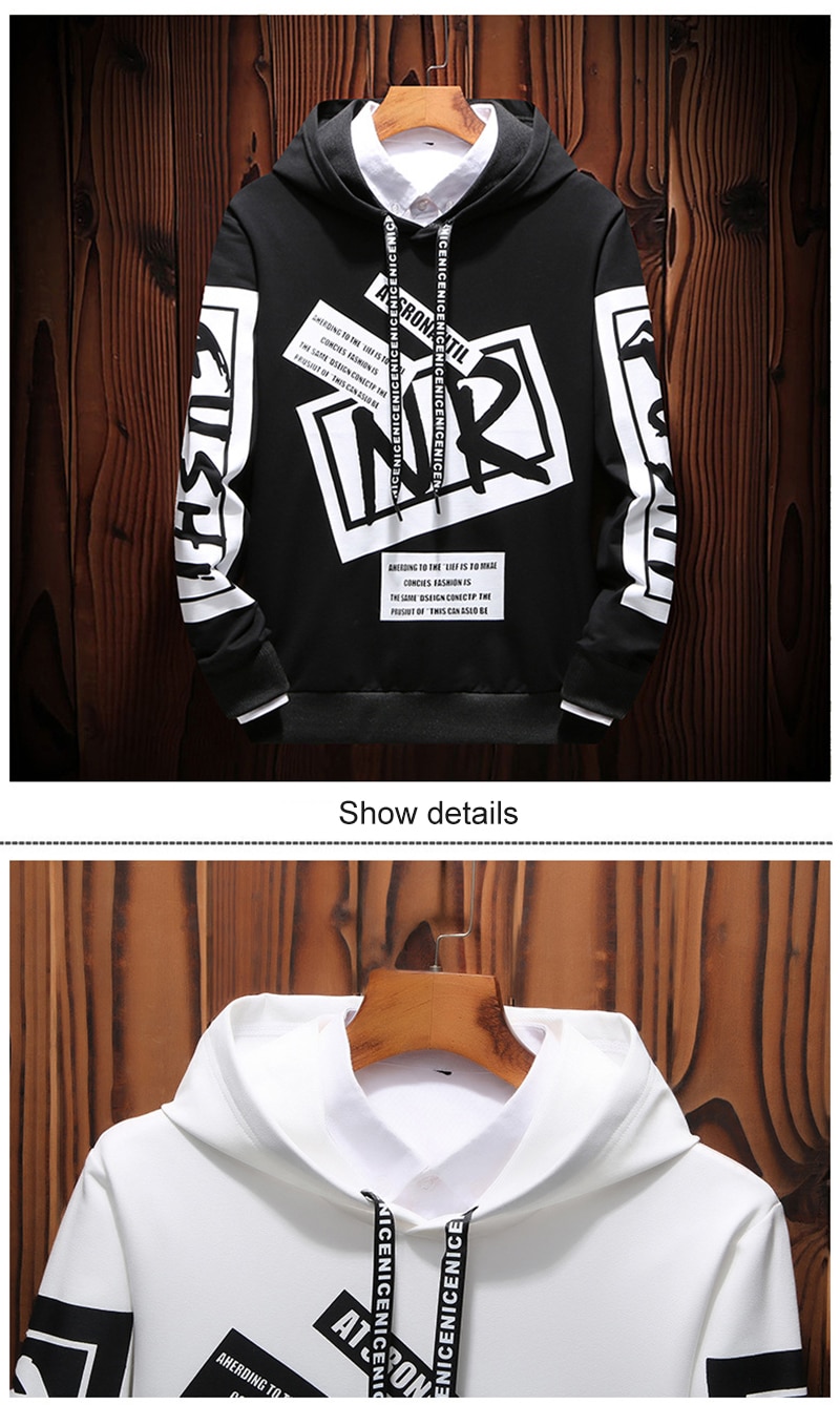 Men's Graphic Style Hoodie