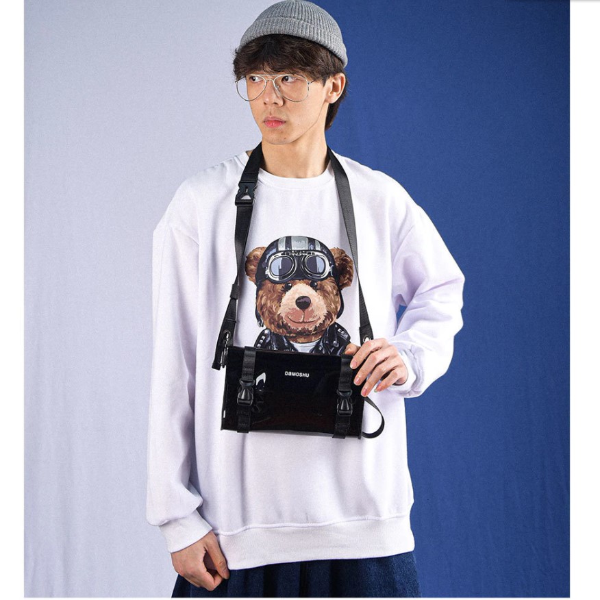 Men's Biker Bear Sweatshirt