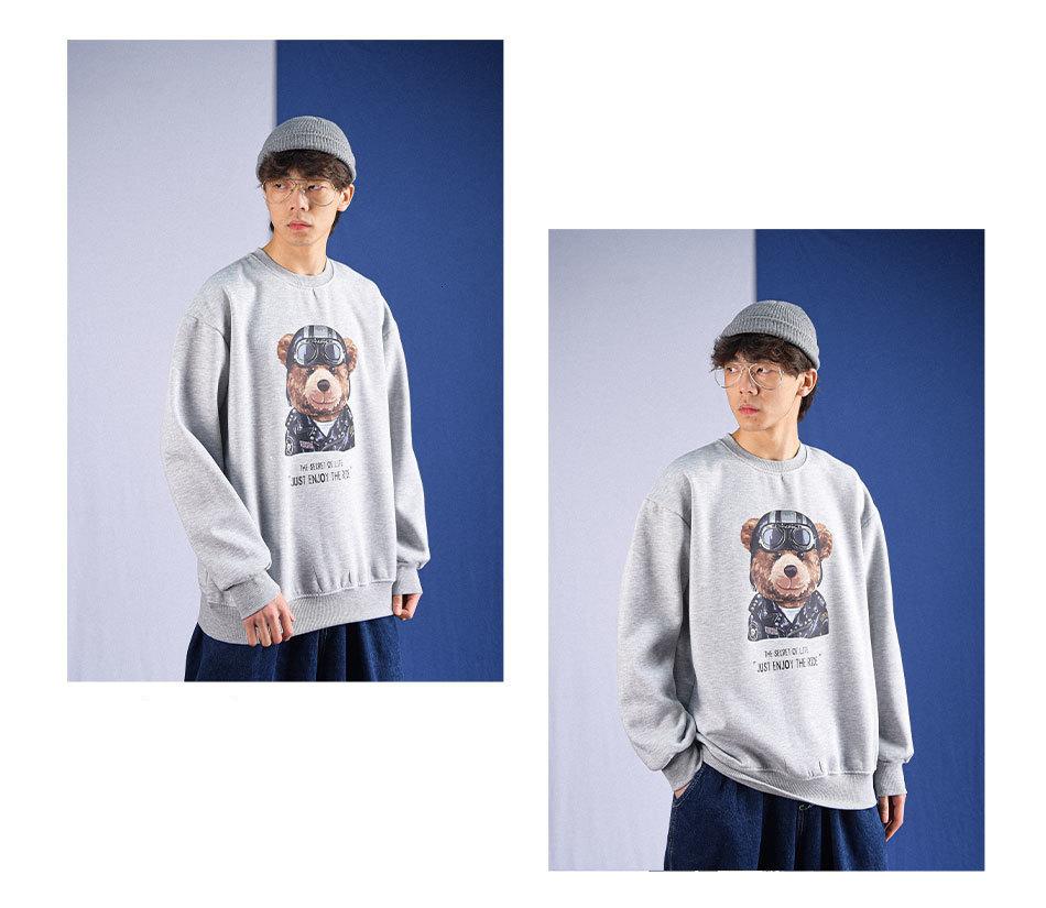 Men's Biker Bear Sweatshirt