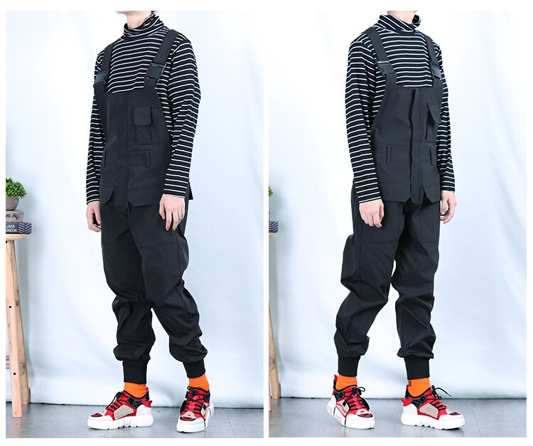 Men's Pockets Cargo Jumpsuit