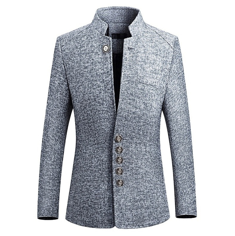 Men's Formal Blazer with Collar