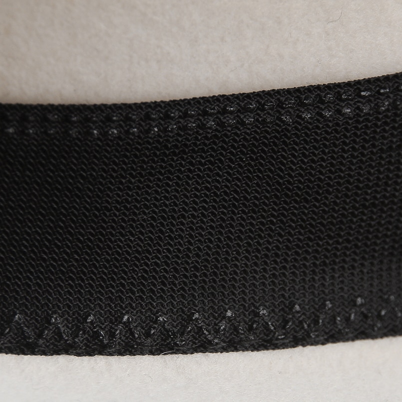 Unisex White Wool Felt Pork Pie Hat