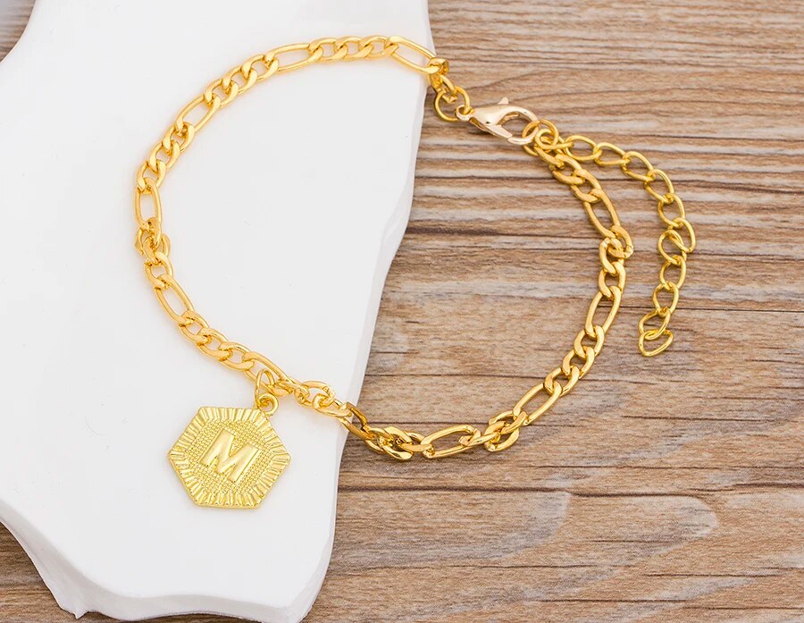 Alphabet Letter Leg Bracelets