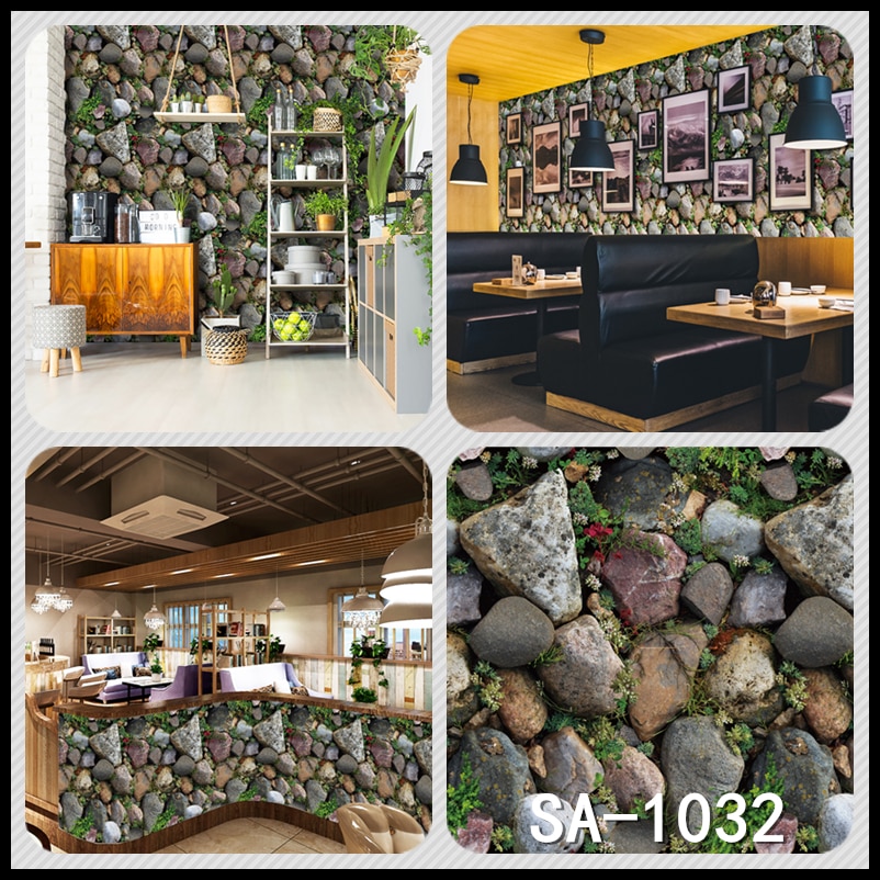 Stone Printed Wall Stickers