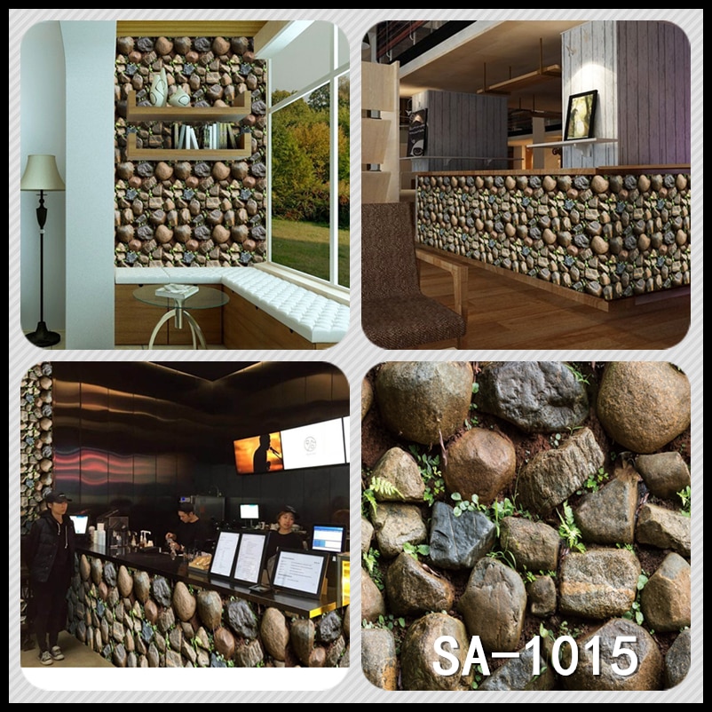 Stone Printed Wall Stickers
