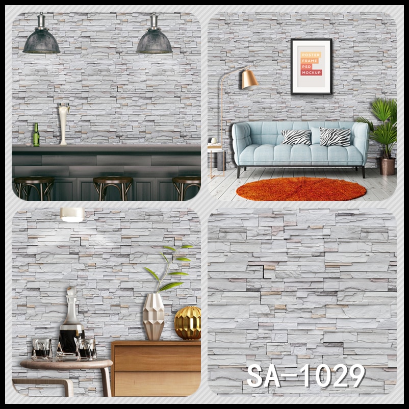 Stone Printed Wall Stickers