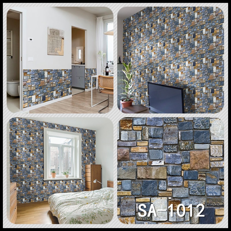 Stone Printed Wall Stickers