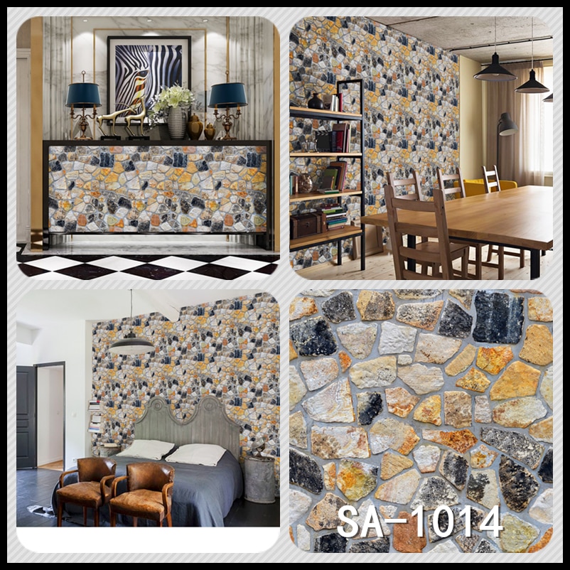 Stone Printed Wall Stickers