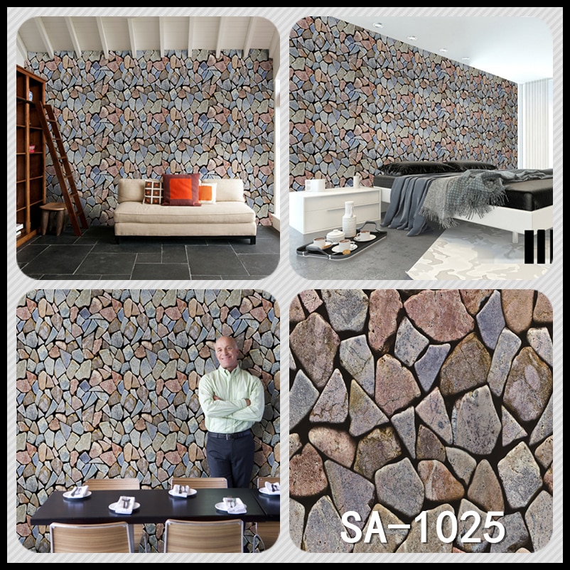 Stone Printed Wall Stickers