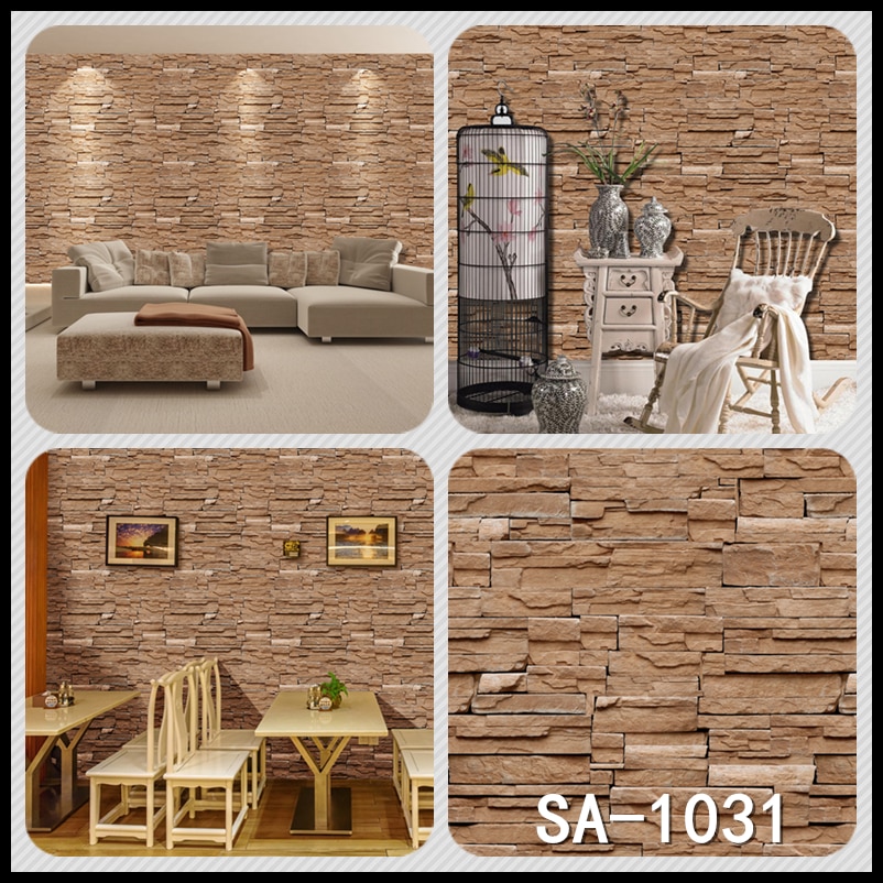 Stone Printed Wall Stickers